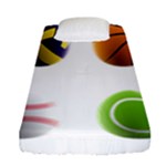 sports easter eggs Fitted Sheet (Single Size)