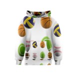 sports easter eggs Kids  Pullover Hoodie