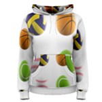 sports easter eggs Women s Pullover Hoodie