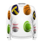 sports easter eggs Men s Sweatshirt