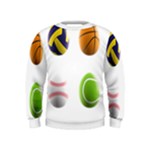 sports easter eggs Kids  Sweatshirt