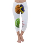 sports easter eggs Capri Winter Leggings 