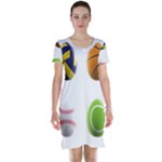 sports easter eggs Short Sleeve Nightdress