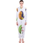 sports easter eggs Hooded Jumpsuit (Ladies)