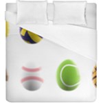 sports easter eggs Duvet Cover (King Size)