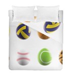 sports easter eggs Duvet Cover Double Side (Full/ Double Size)