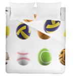 sports easter eggs Duvet Cover Double Side (Queen Size)