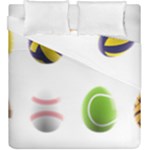 sports easter eggs Duvet Cover Double Side (King Size)