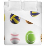 sports easter eggs Duvet Cover Double Side (California King Size)