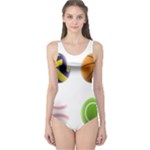 sports easter eggs One Piece Swimsuit