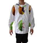 sports easter eggs Hooded Wind Breaker (Kids)