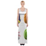 sports easter eggs Maxi Thigh Split Dress