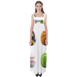 sports easter eggs Empire Waist Maxi Dress