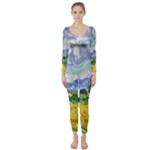 Van gogh Long Sleeve Catsuit