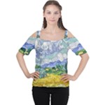 Van gogh Women s Cutout Shoulder Tee