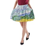 Van gogh A-Line Pocket Skirt