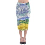 Van gogh Midi Pencil Skirt