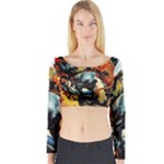 Rubens Long Sleeve Crop Top (Tight Fit)