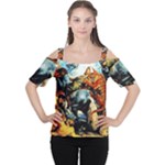 Rubens Women s Cutout Shoulder Tee