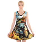 Rubens V-Neck Sleeveless Dress