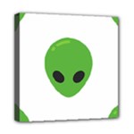 Emoji Aliens Mini Canvas 8  x 8  (Stretched)