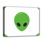 Emoji Aliens Canvas 14  x 11  (Stretched)