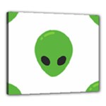 Emoji Aliens Canvas 24  x 20  (Stretched)