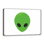 Emoji Aliens Canvas 18  x 12  (Stretched)