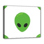 Emoji Aliens Deluxe Canvas 24  x 20  (Stretched)