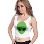 Emoji Aliens Crop Top