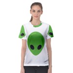 Emoji Aliens Women s Sport Mesh Tee