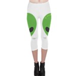 Emoji Aliens Capri Leggings 