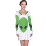 Emoji Aliens Long Sleeve Nightdress