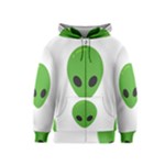 Emoji Aliens Kids  Zipper Hoodie