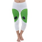 Emoji Aliens Capri Winter Leggings 