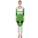 Emoji Aliens Long Sleeve Catsuit