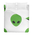 Emoji Aliens Duvet Cover Double Side (Full/ Double Size)