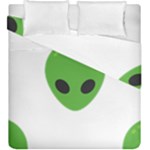 Emoji Aliens Duvet Cover Double Side (King Size)