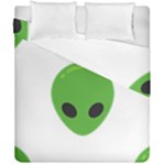 Emoji Aliens Duvet Cover Double Side (California King Size)