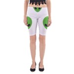 Emoji Aliens Yoga Cropped Leggings