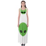 Emoji Aliens Empire Waist Maxi Dress