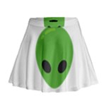 Emoji Aliens Mini Flare Skirt