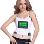 Emoji Pager Spaghetti Strap Bra Top