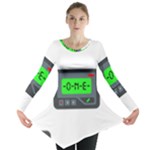 Emoji Pager Long Sleeve Tunic 