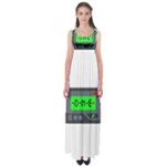 Emoji Pager Empire Waist Maxi Dress