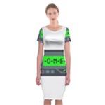 Emoji Pager Classic Short Sleeve Midi Dress