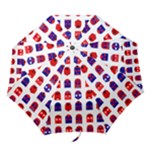 Lucha Libre Masks Folding Umbrella