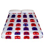 Lucha Libre Masks Fitted Sheet (California King Size)