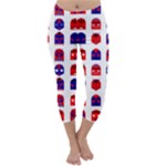 Lucha Libre Masks Capri Winter Leggings 