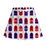 Lucha Libre Masks Mini Flare Skirt